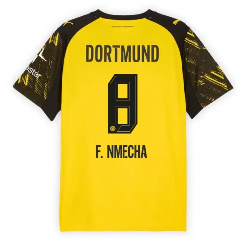 Billige Fotballdrakt Borussia Dortmund Felix Nmecha #8 Replika Hjemmedrakt 2025-26 Kortermet Billige Fotballdrakt Borussia Dortmund Felix Nmecha #8 Replika Hjemmedrakt 2025-26 Kortermet